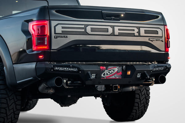 2017+ Ford Raptor ADD Honeybadger Rear Bumper with 10" Light Cutouts - NEO Garage