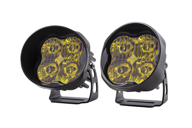 Diode Dynamics Stage Series 3" SAE/DOT Pro ANGLED LED Pod - Pair - NEO Garage