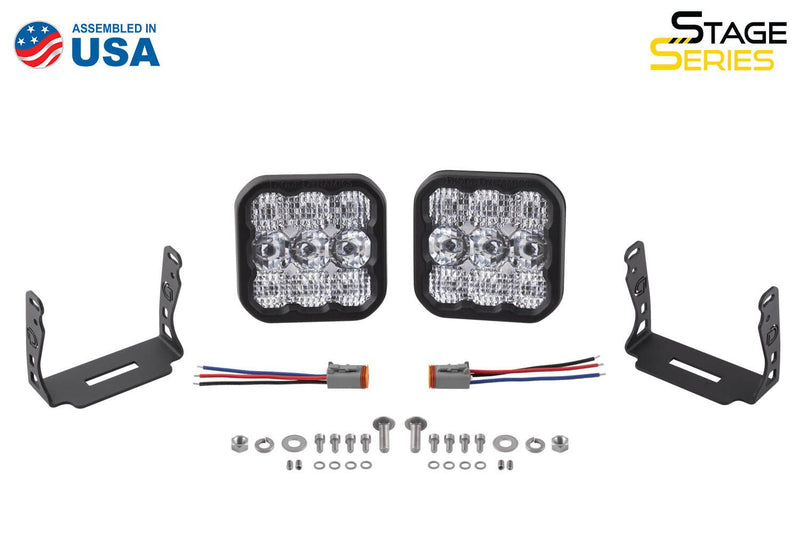 Diode Dynamics Stage Series 5" White Sport LED Pod (pair)