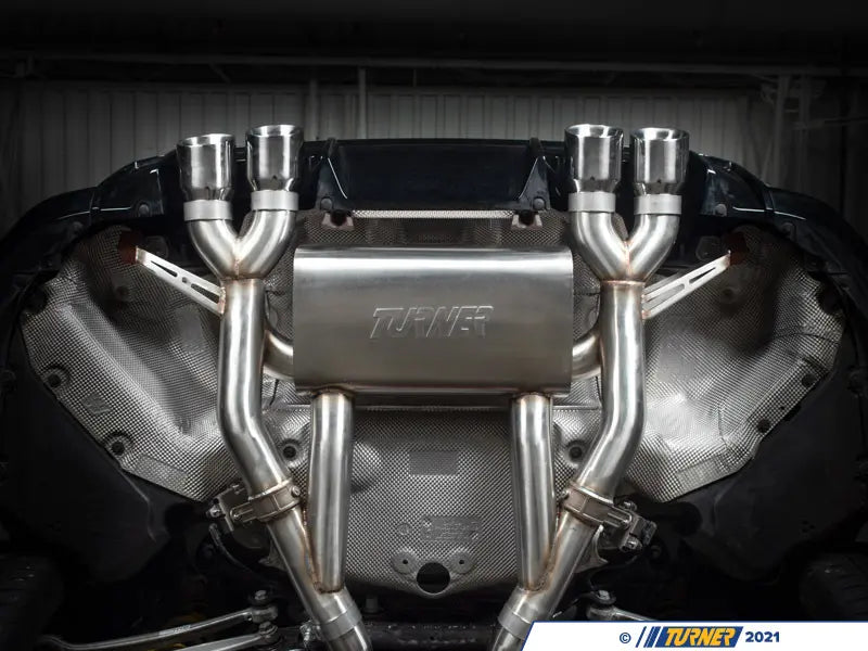 Turner Motorsports 2021+ BMW M3/M4 G8X Stainless Valved Catback Exhaust