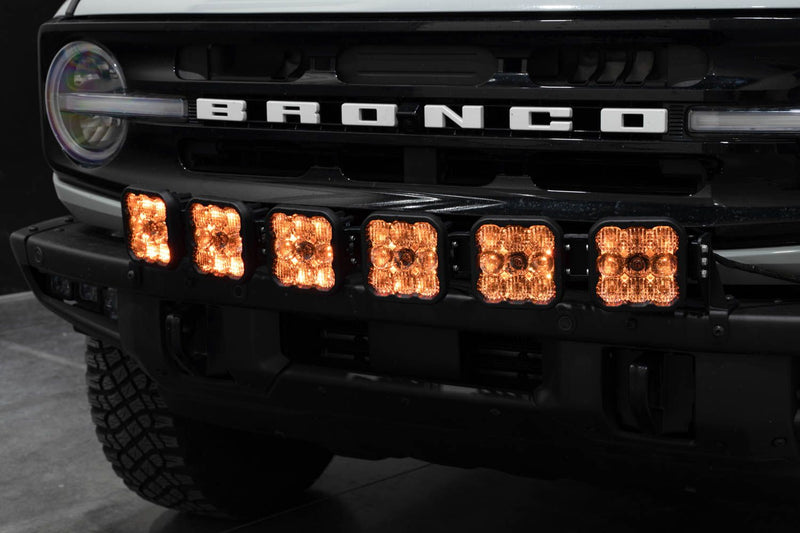 Diode Dynamics SS5 Grille CrossLink Lightbar Kit for 2021-2023 Ford Bronco (w/ Steel Bumper)