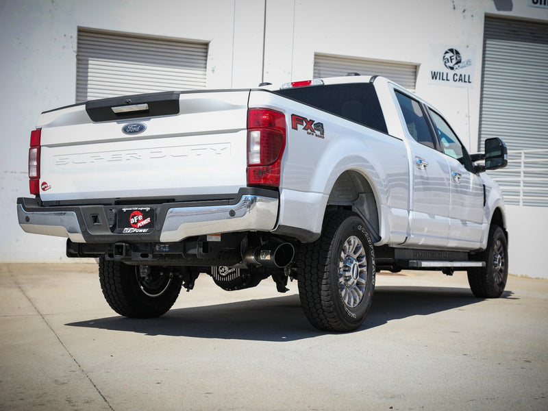 2017-2021 Ford F250/350 aFe Apollo GT Series 3-1/2" 409 Stainless Steel Axle-Back Exhaust System No Muffler (6.2L & 7.3L)