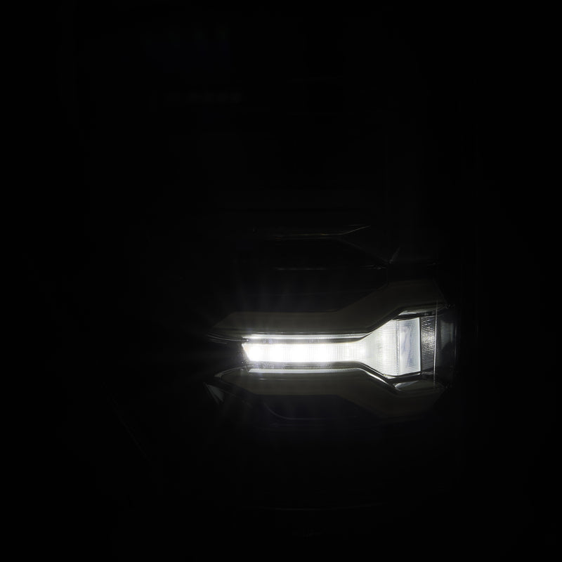 AlphaRex 21-22 Ford F150 LUXX-Series LED Tail Lights Alpha-Black