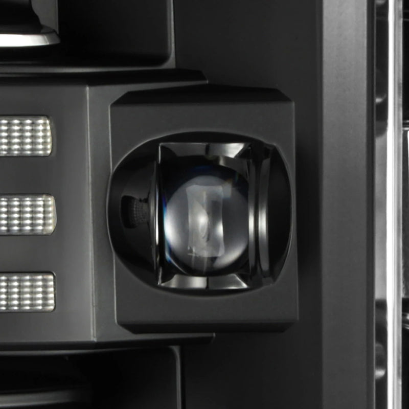 AlphaRex 21-22 Ford F150 PRO-Series Projector Headlights Black