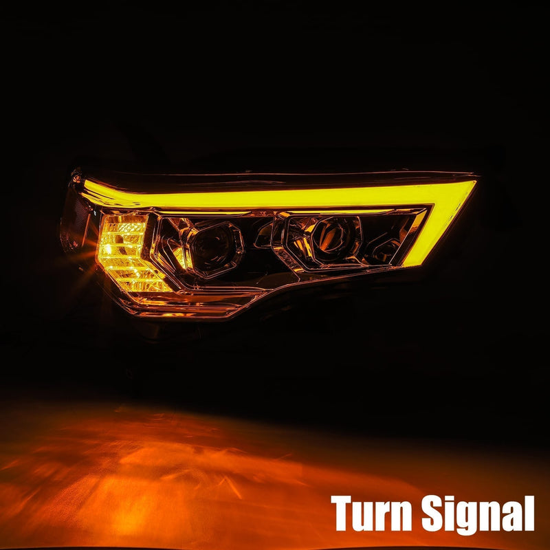 2014-2022 Toyota 4Runner LUXX-Series LED Projector Headlights - Black