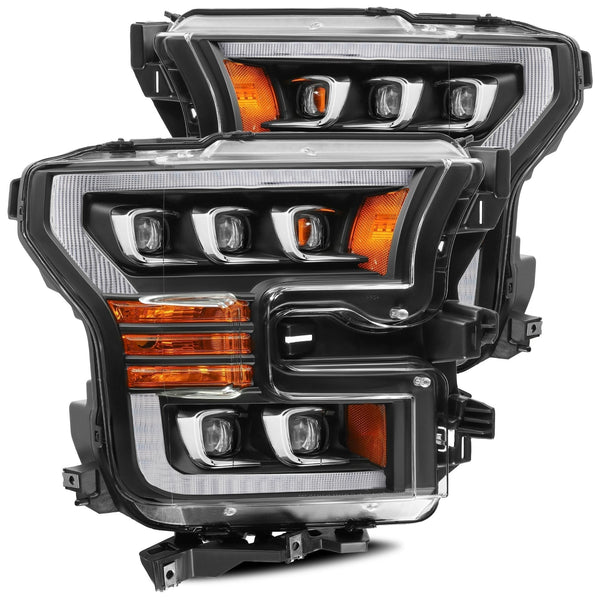 2017-2020 Ford Raptor AlphaRex NOVA-Series LED Projector Headlights Pair