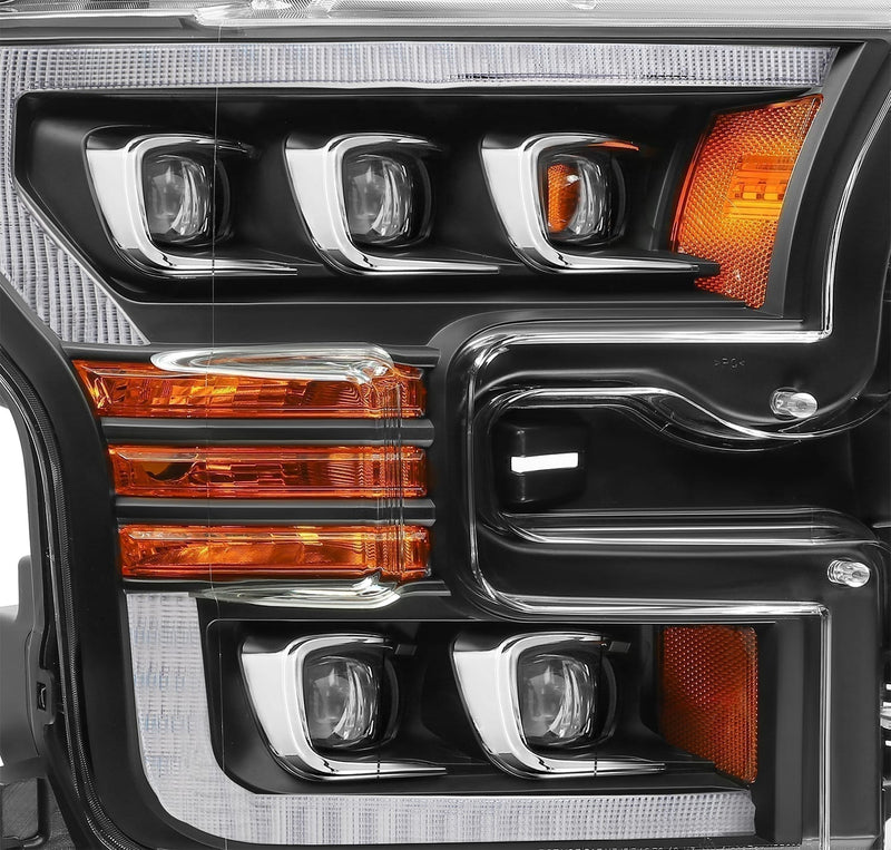 2017-2020 Ford Raptor AlphaRex NOVA-Series LED Projector Headlights Pair