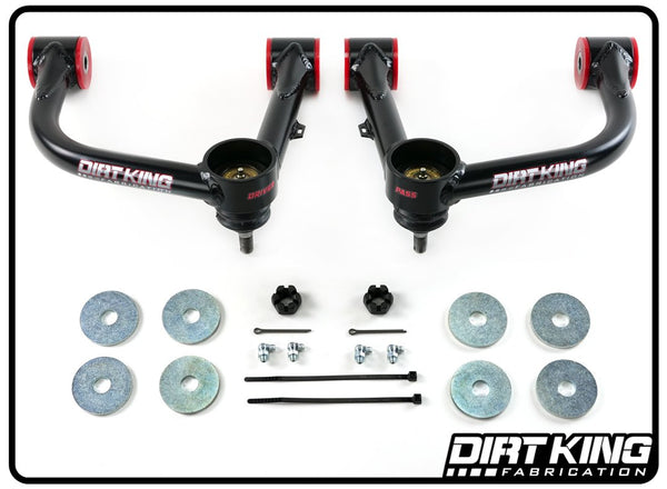 2005-2020 Toyota Tacoma Dirt King Fabrication Ball Joint Upper Control Arms Pair - NEO Garage
