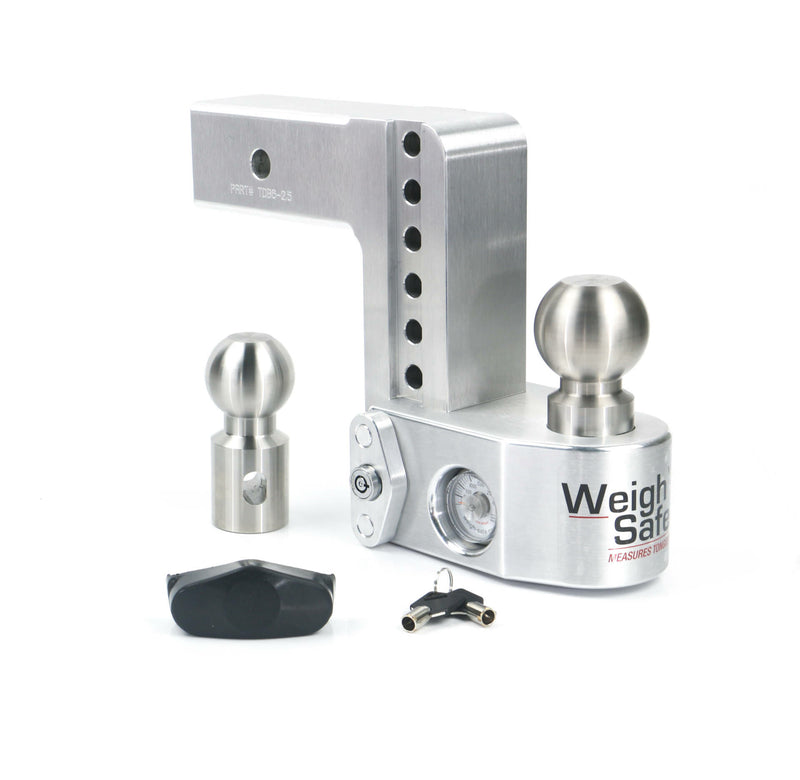 Weigh Safe Drop Hitch w/Built In Tongue Scale