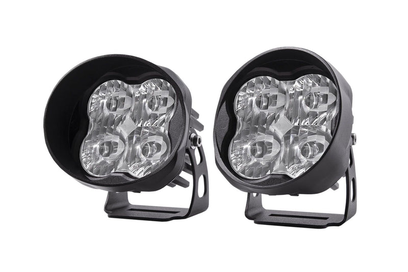 Diode Dynamics Stage Series 3" SAE/DOT Pro ANGLED LED Pod - Pair - NEO Garage