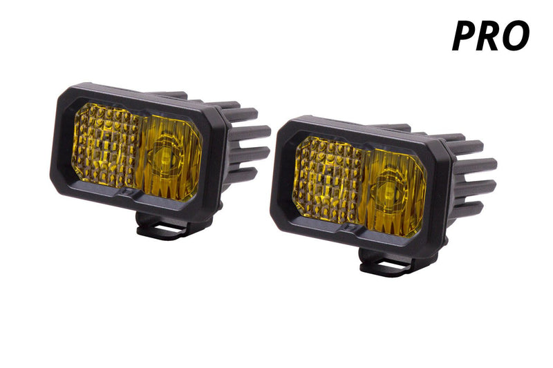 Diode Dynamics Stage Series C2 LED Lights, Amber PRO